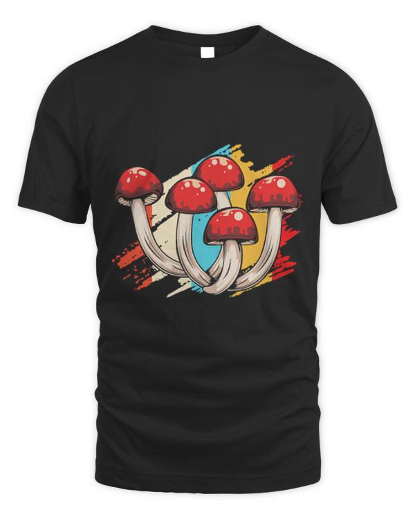 Mushroom T- Shirt Mushroom Fungal T- Shirt (1)