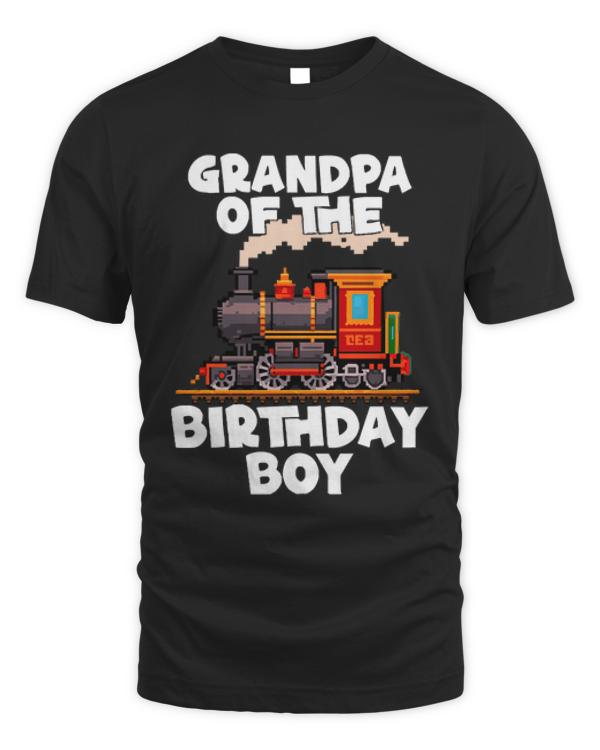 Grandpa Of The Birthday Boy T-ShirtGrandpa Of The Birthday Boy T-Shirt (1)