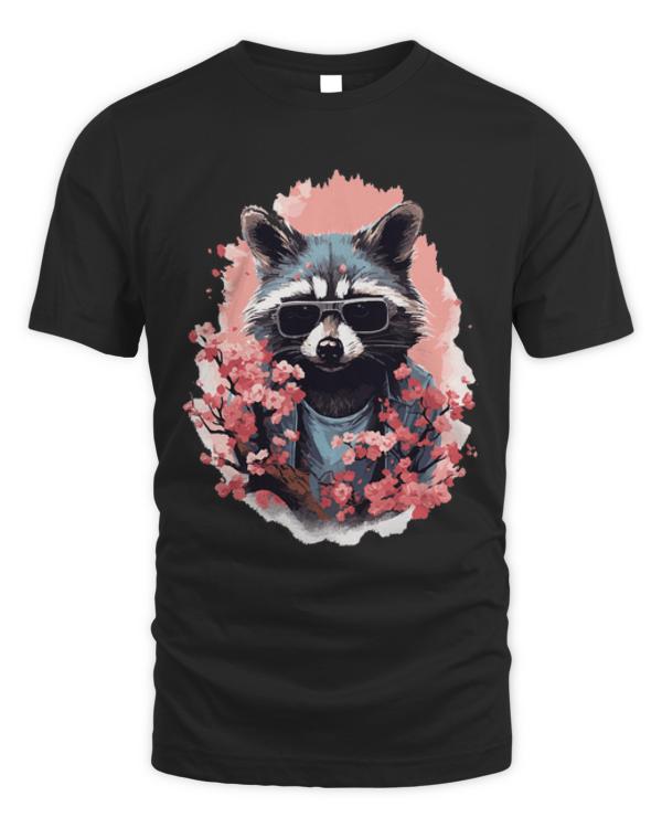Raccoon T-ShirtCottagecore Kawaii Anime Raccoon Men Women Funny Raccoon T-Shirt_by KsuAnn_