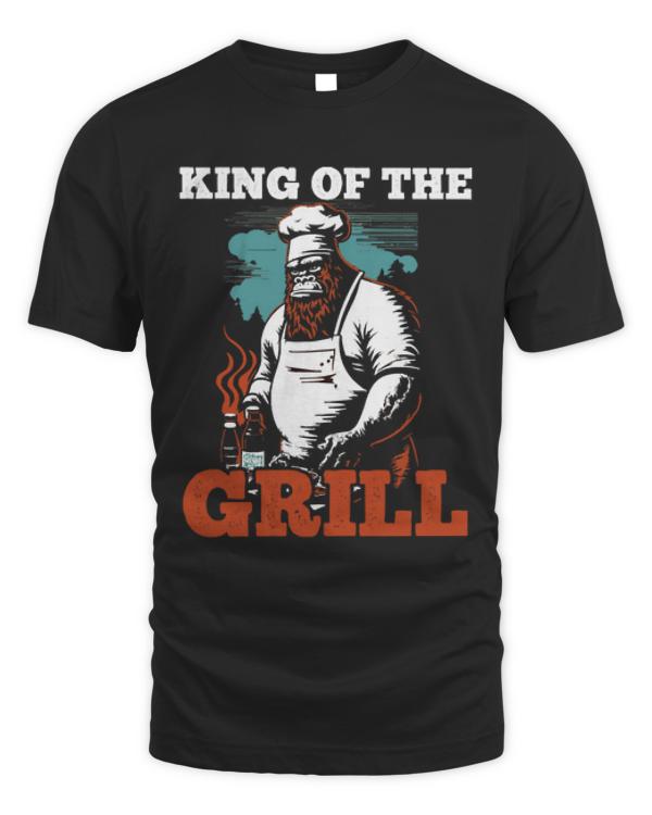 Grill T-ShirtGrill - Bigfoot King Of The Grill T-Shirt (3)