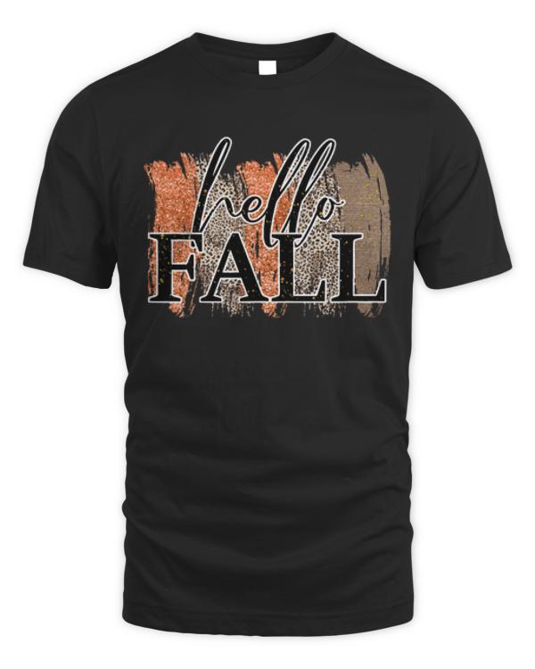 Fall T- Shirt Hello Fall T- Shirt