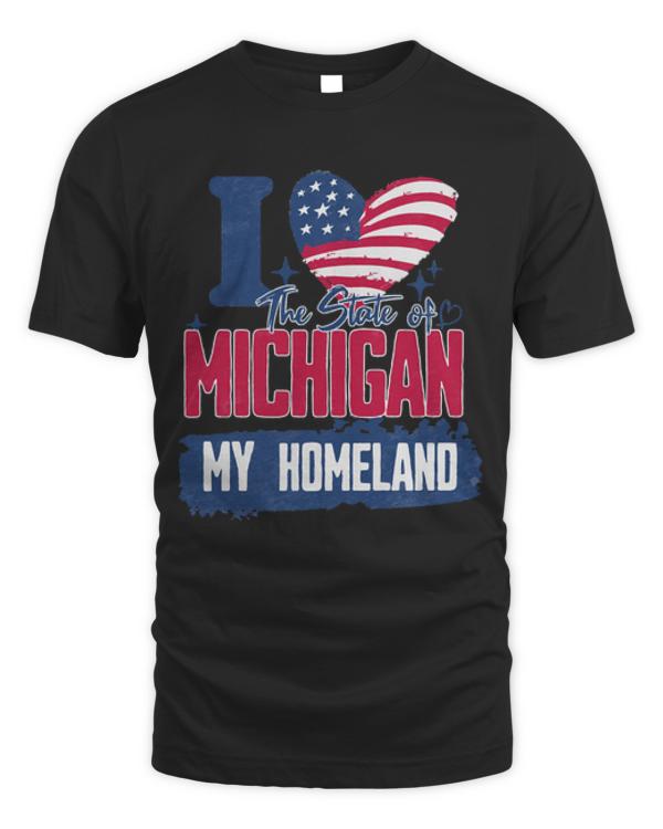 Michigan T-ShirtMichigan my homeland T-Shirt