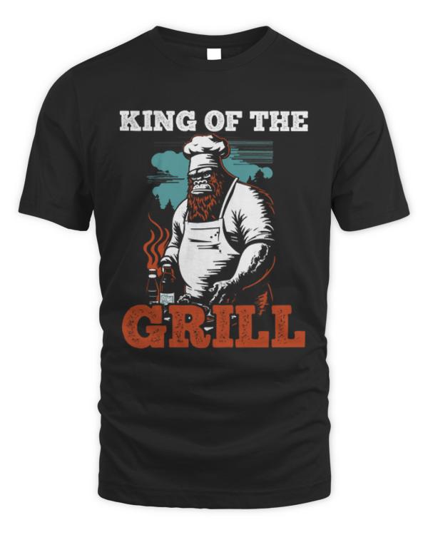 Grill T-ShirtGrill - Bigfoot King Of The Grill T-Shirt (2)