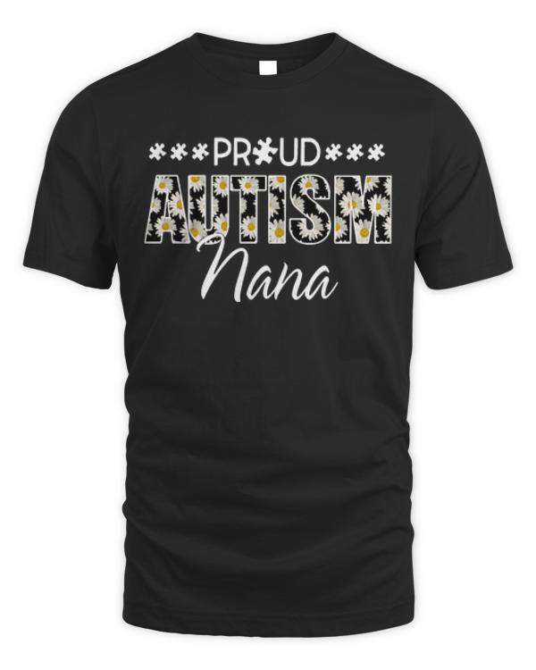Autism Awareness Proud Autism Nana T-ShirtDaisy Autism Awareness Proud Autism Nana T-Shirt