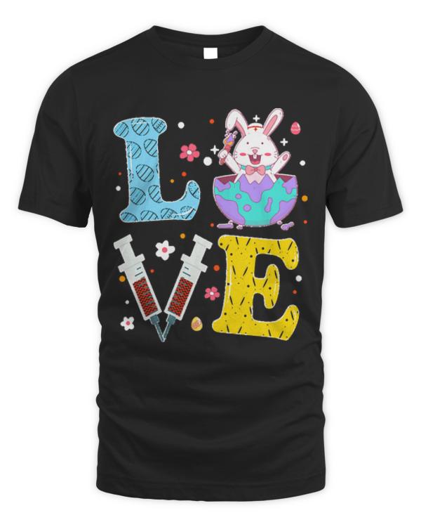 Easter Bunny Love Easter Cute T- Shirt Easter Bunny Love Easter Cute T- Shirt