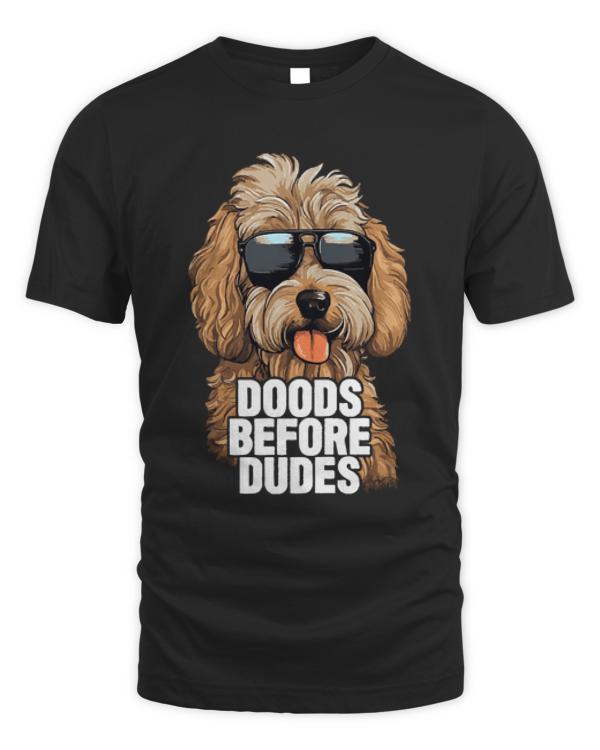 Goldendoodle T-ShirtGoldendoodle - Doods Before Dudes T-Shirt (1)