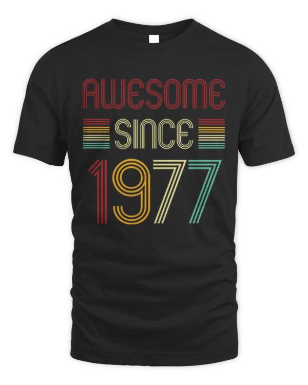 Vintage Awesome Since 1977 T-ShirtVintage Awesome Since 1977 T-Shirt