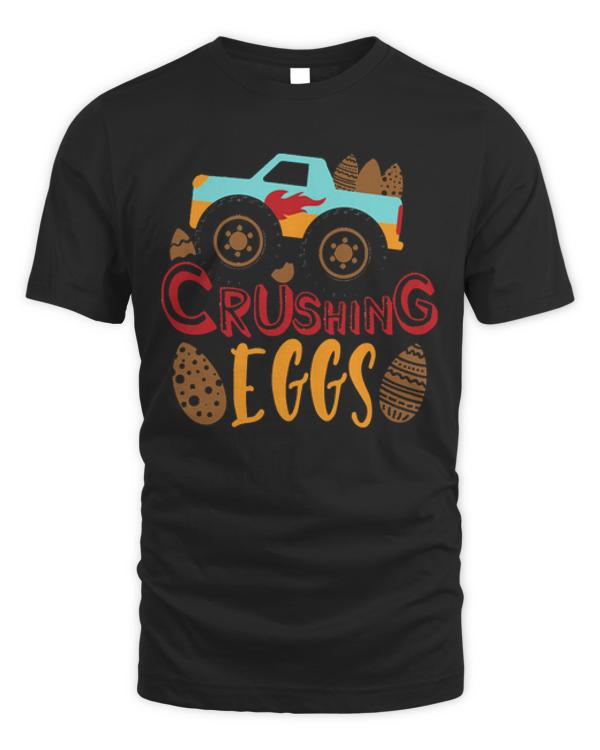 Easter Sunday T- Shirt Easter Crushing Eggs T- Shirt