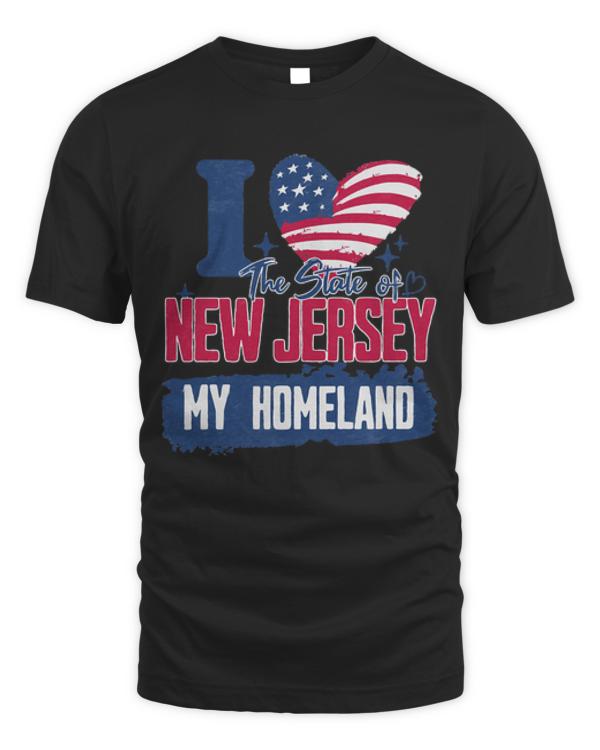 New Jersey T-ShirtNew Jersey my homeland T-Shirt