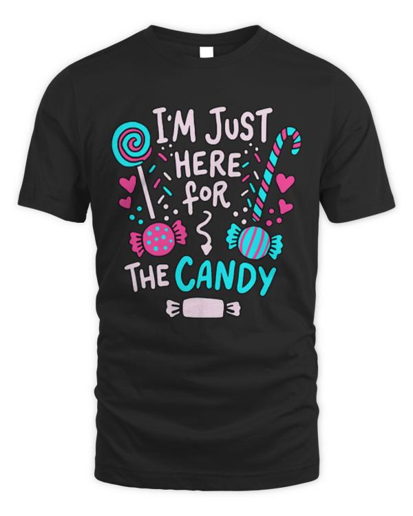 Fall Season T- Shirt Candy Lollipop Cute, Halloween, Halloween Candy, Funny Quote, Trick Or Treat, Spooky T- Shirt