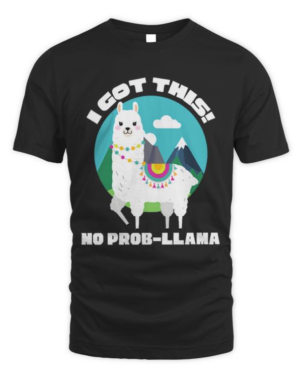 No Prob Llama T-ShirtI Got This No Prob Llama Funny Vintage No Problem T-Shirt_by DetourShirts_