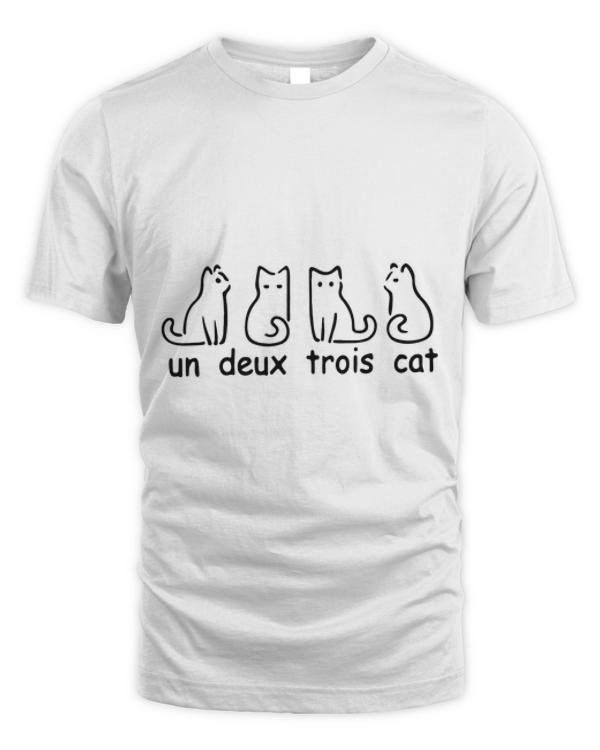 Un Deux Trois Cat T Shirt Pet Shirt