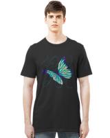 Butterflies T- Shirt Butterfly Green T- Shirt