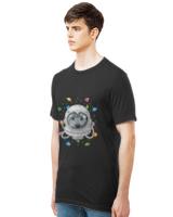 Poodle Astronaut T- Shirt Poodle Astronaut Dog Deep In Space Cosmic Universe T- Shirt