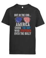 Official but in the end america chose the boy who stuttered funny  t-shirt
