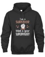 Uterine Cancer Survivor Endometrial Cancer Ribbon T-Shirt