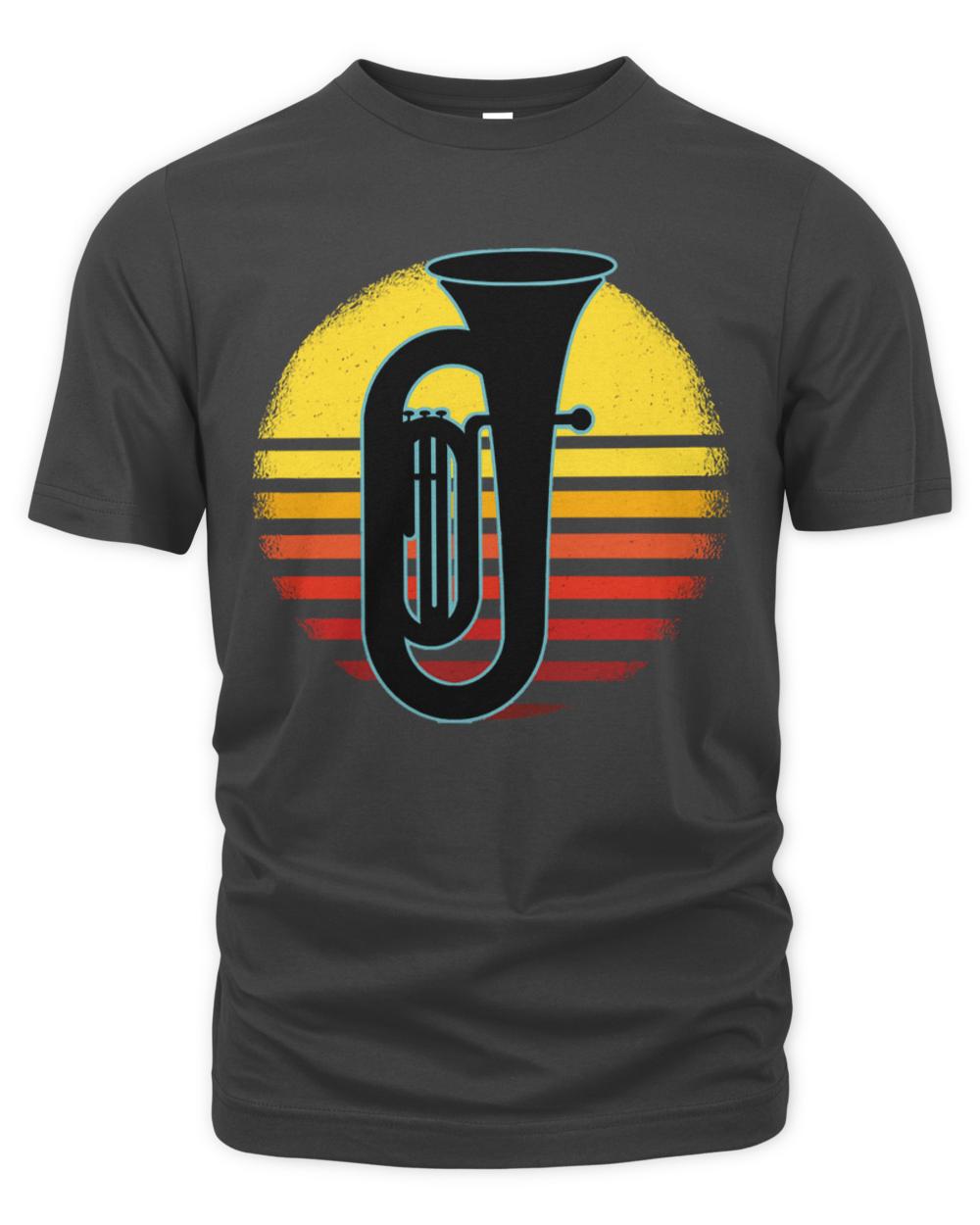 Tuba Player T- Shirt Tuba Player Tuba Musical Instrument T- Shirt (8)