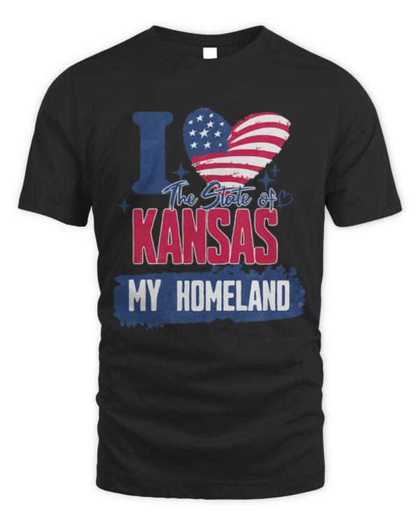 Kansas T-ShirtKansas my homeland T-Shirt