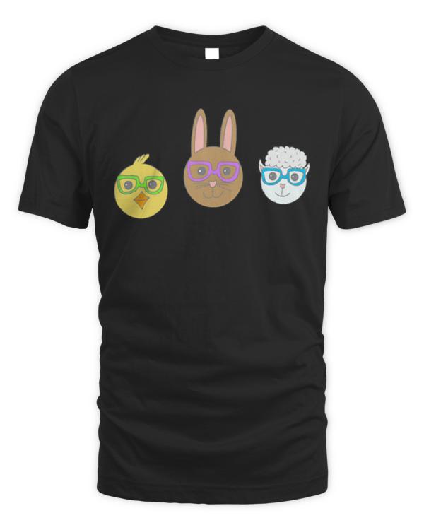 Easter T- Shirt Easter Animals T- Shirt