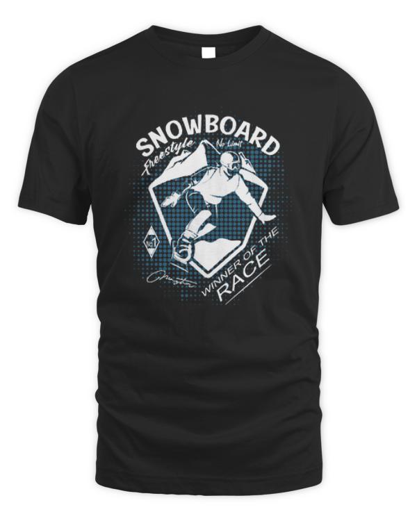 Snowboard T-ShirtSnowboard Freestyle Snowboarding Boarder T-Shirt