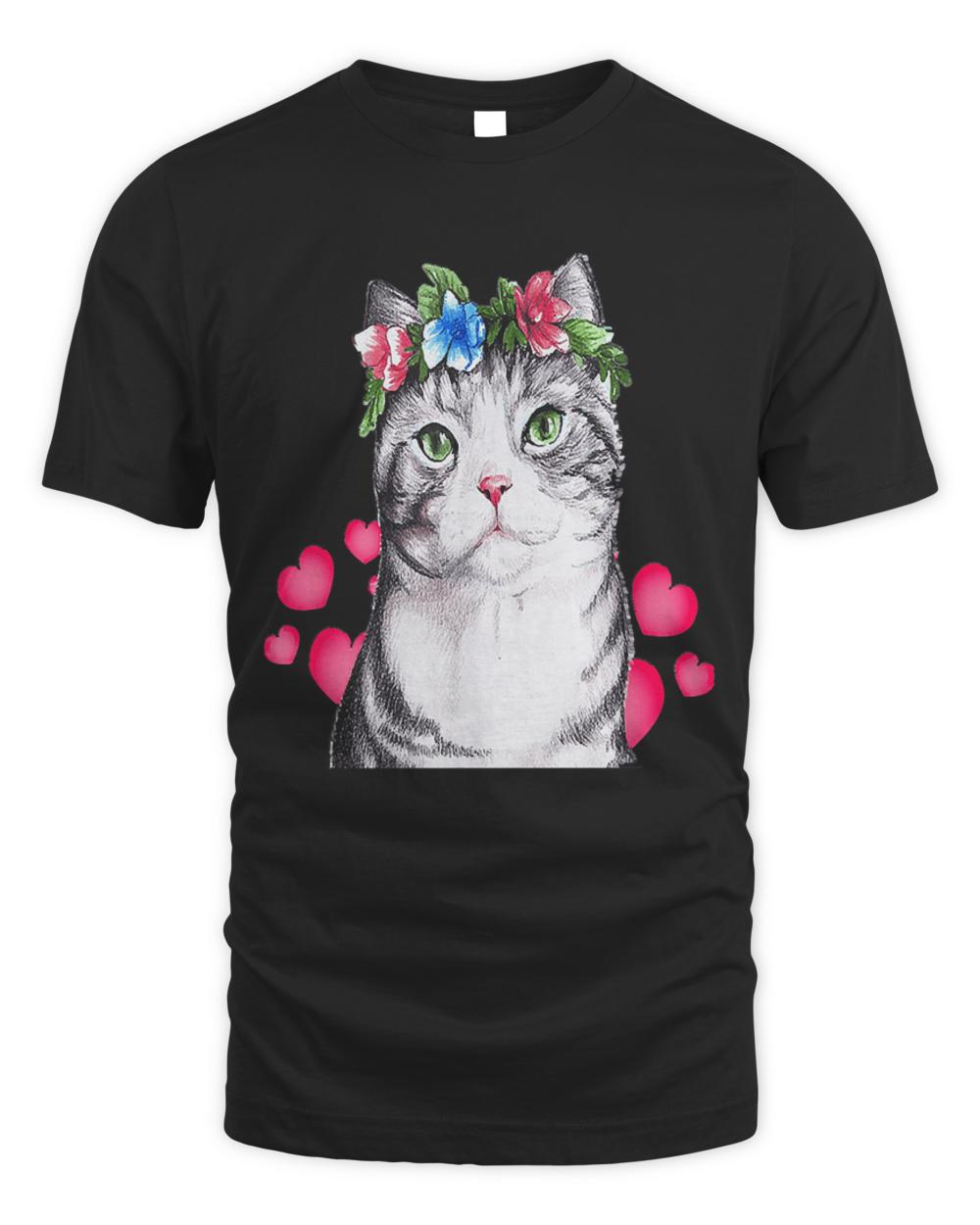 Cat T- Shirt Love cat T- Shirt