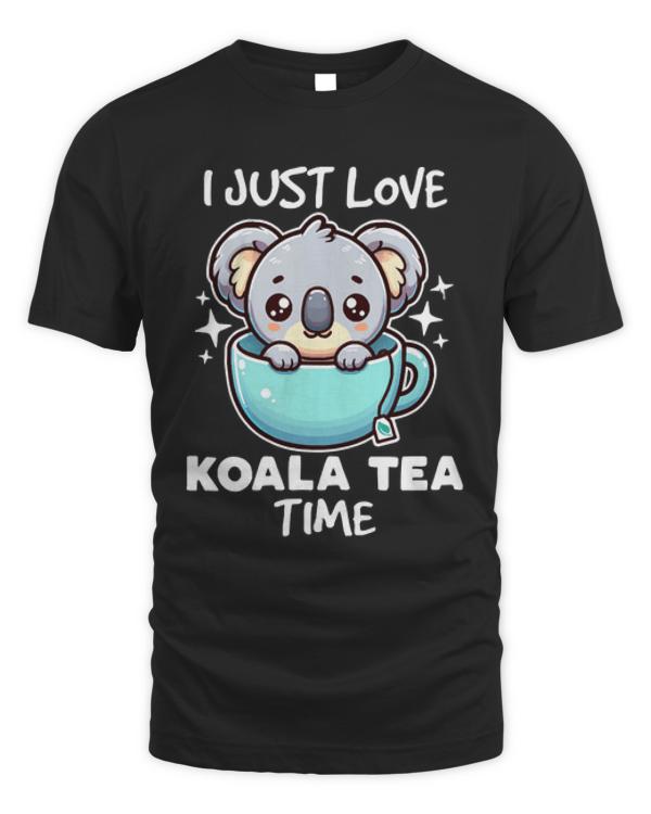 Koala Tea T-ShirtI Just Love Koala Tea Time T-Shirt_by DetourShirts_
