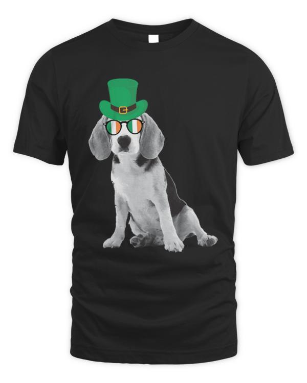 beagle st patricks day t shirt gift for beagle dog lovers