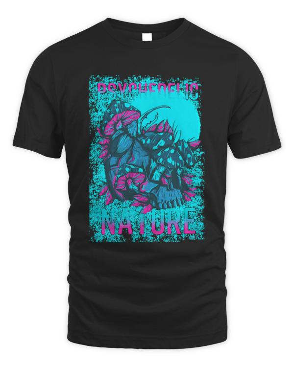 Psychedelic T- Shirt Psychedelic Nature T- Shirt