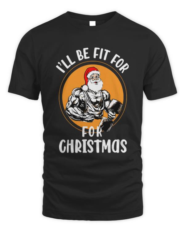 Gym T- Shirt Funny gym christmas T- Shirt