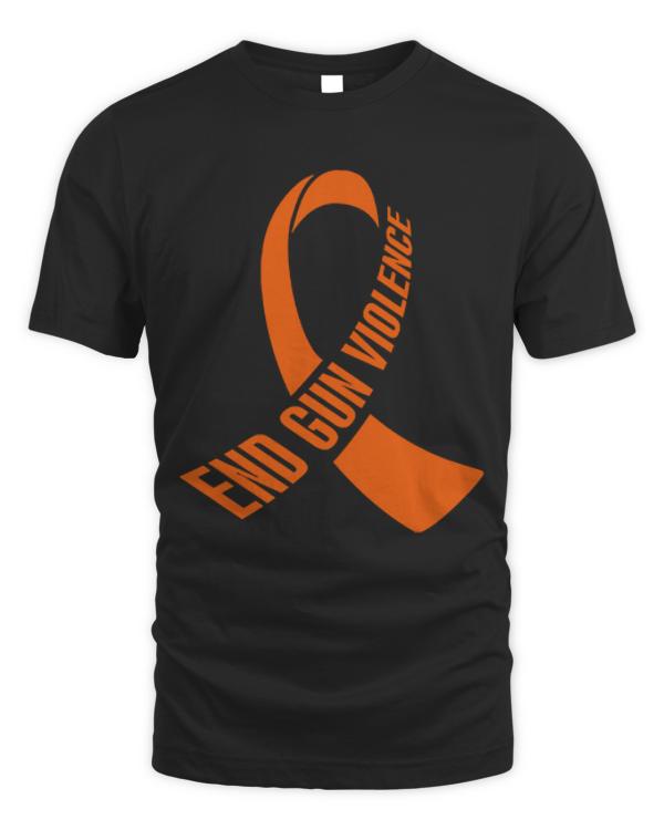 End Gun Violence T- Shirt Enough End Gun Violence Wear Orange No Gun Awareness T- Shirt