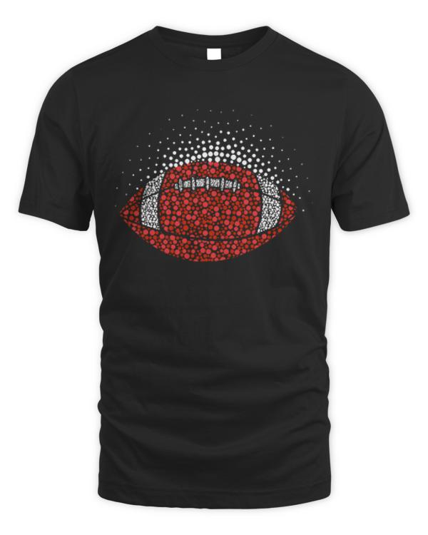 Dot Day Gift T- Shirt American Football Polka Dot International Dot Day Boys Kids T- Shirt