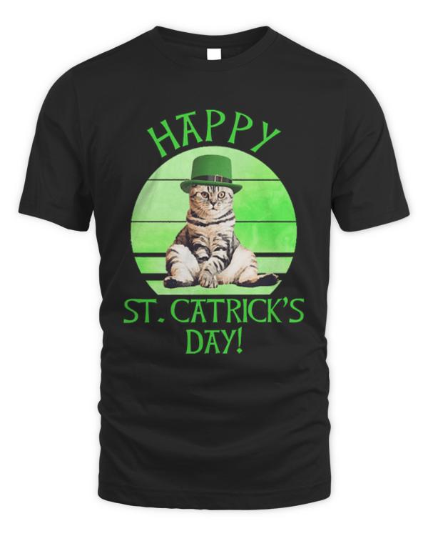 St Patricks Day T- Shirt Happy St. Catrick's Day T- Shirt