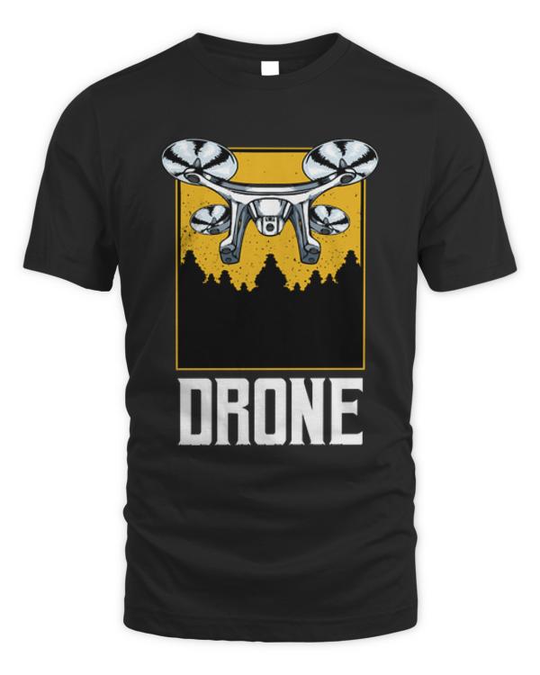 Drone T- Shirt Drone - Cool Quadcopter Drone Pilot T- Shirt