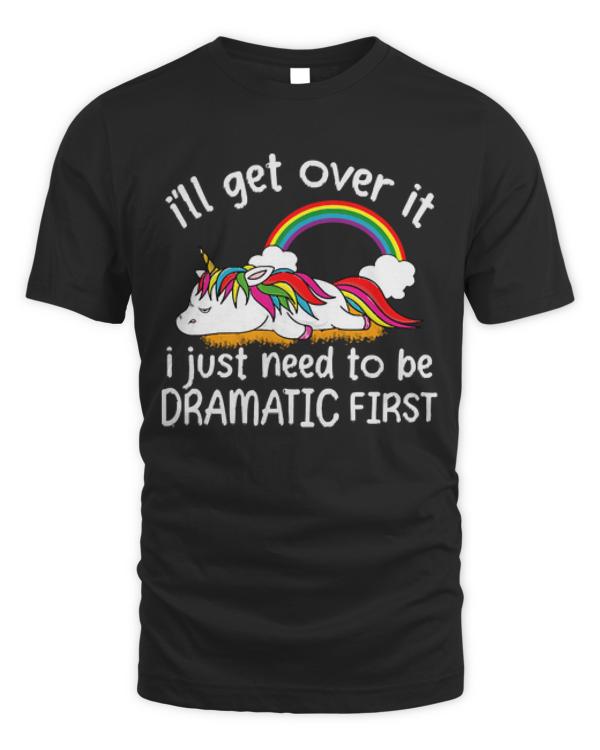 Dramatic Unicorn T-ShirtDramatic Unicorn Lover T-Shirt