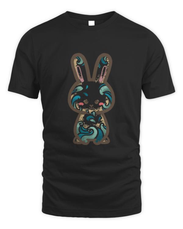 Bunny With Wave Pattern