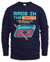 Old School Birthday T- Shirt Made in the 1985's Retro Cassette Tape T- Shirt