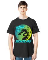 Snowboarder T-ShirtWinter Sports Snowboarder Born To Snowboard T-Shirt