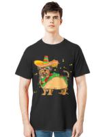 Cinco De Mayo T- Shirt Sombrero Yorkshire Terrier Dog Tacos Cinco De Mayo Gift T- Shirt
