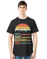 Official epic since november 1952 69th birthday gift 69 years old1893 t-shirt