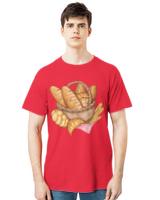 Bread Lover T- Shirt Basket Full of Bread T- Shirt