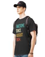 Awesome Since 1954 T- Shirt Awesome Since August 1954 T- Shirt