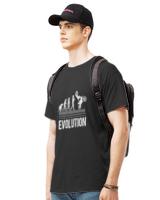 Official dirt bike rider evolution  vintage retro4921 t-shirt