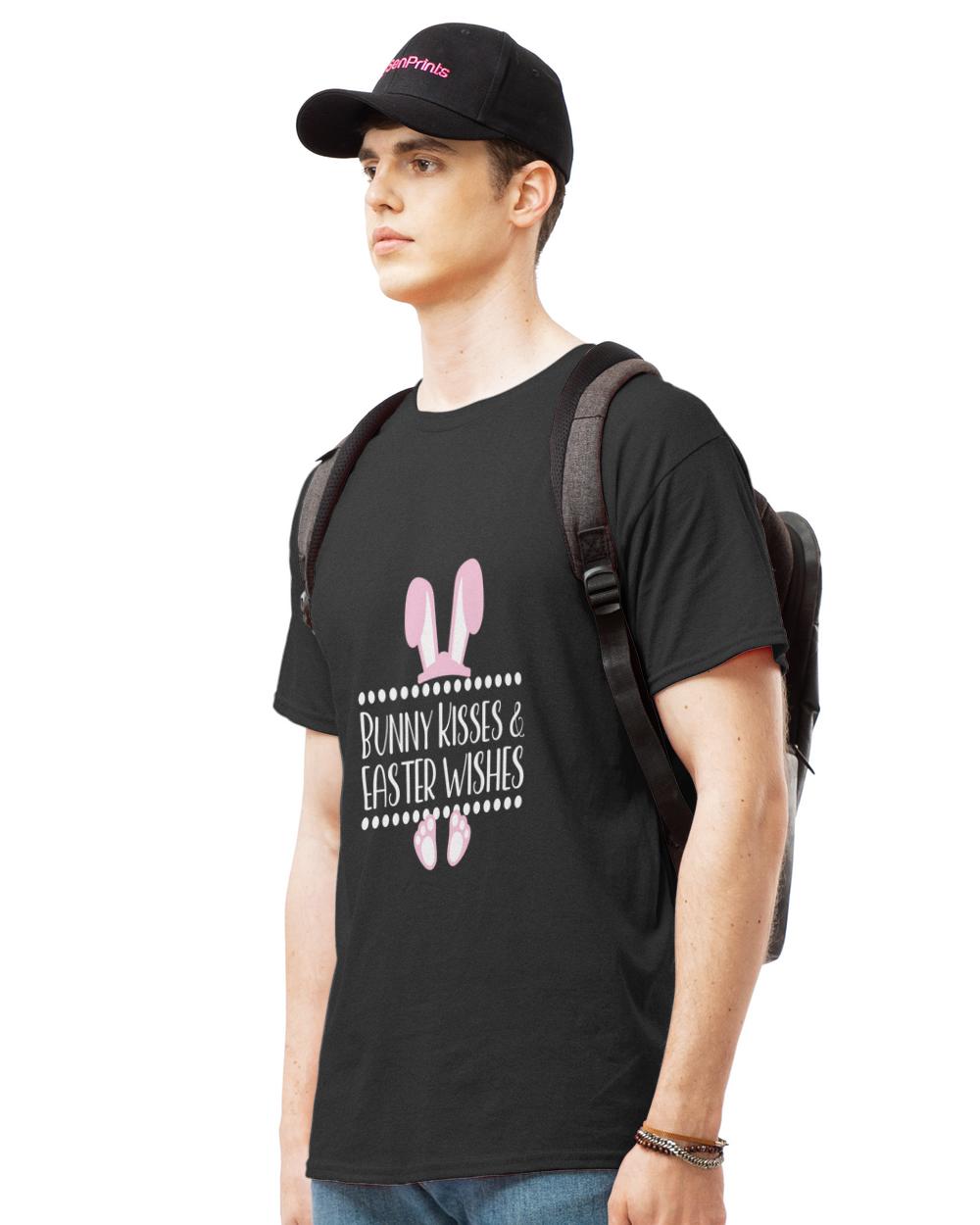 Official bunny kisses and easter wishes rabbit  best quotes for easter t-shirt