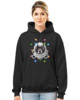 Pointer Astronaut T- Shirt Pointer Astronaut Dog Deep In Space Cosmic Universe T- Shirt