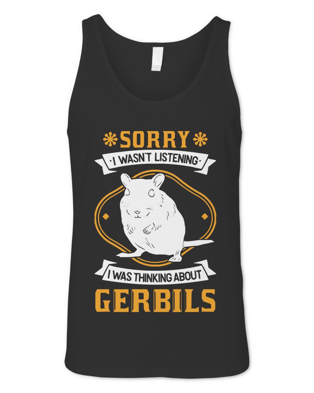 Gerbil T- Shirt Gerbil Racing Rat T- Shirt