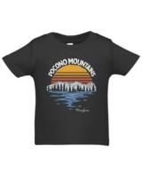 Pocono Mountains T- Shirt Pocono Mountains Pennsylvania Vintage Art T- Shirt