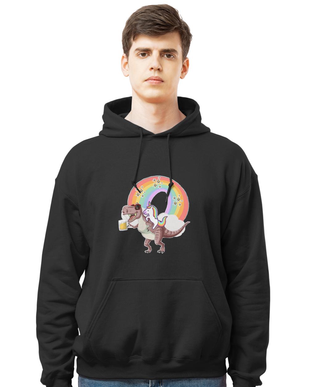 unicorn dino friends lover T-Shirt